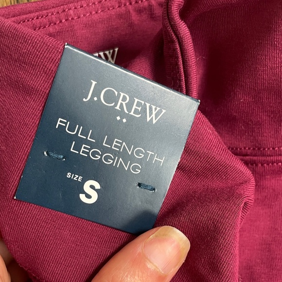 J. Crew Women's Burgundy Flared Track Pants NWT - Picture 2 of 5